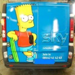 Rear van wrap