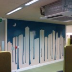 Camden design studio wall graphics