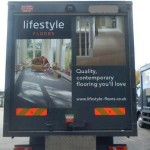 Lorry rear graphics